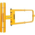 Global Equipment Adjustable Safety Swing Gate, 24"-40"W Opening, Yellow SSG2440Y